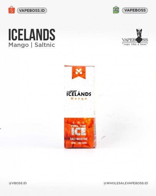 Icelands Mango Salt Nicotine 30ml 30mg By Move Juice