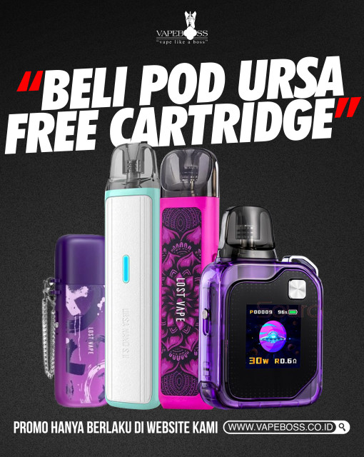 Promo Ursa Cap Pod Free Cartridge Ursa Nano V2
